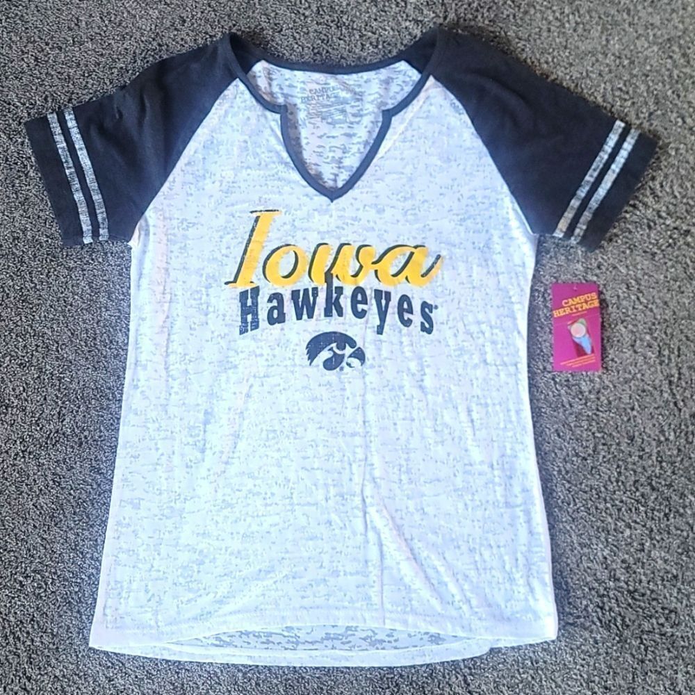 NWT! Women's Iowa Hawkeyes Tee Sz Medium